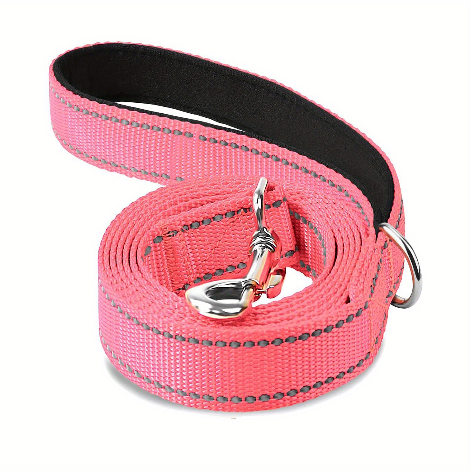 Guia para Cães Refletiva de Lado Único, Acolchoada em Neoprene Macio e Respirável - Imagem 5