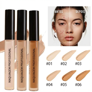 Base líquida corretivo para um maquiagem hidratante de muito tempo, delicada e não é fácil de remover