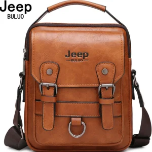 Bolsa Jeep Masculina em Couro Genuíno – Jeep Buluo