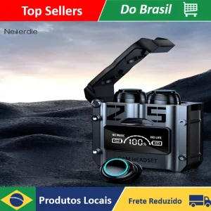 Fone De Ouvido Sem Fio Bluetooth M25 TWS Com Controle De Toque Redução De Ruído Estéreo Para Jogos Microfone - Neverdie Store